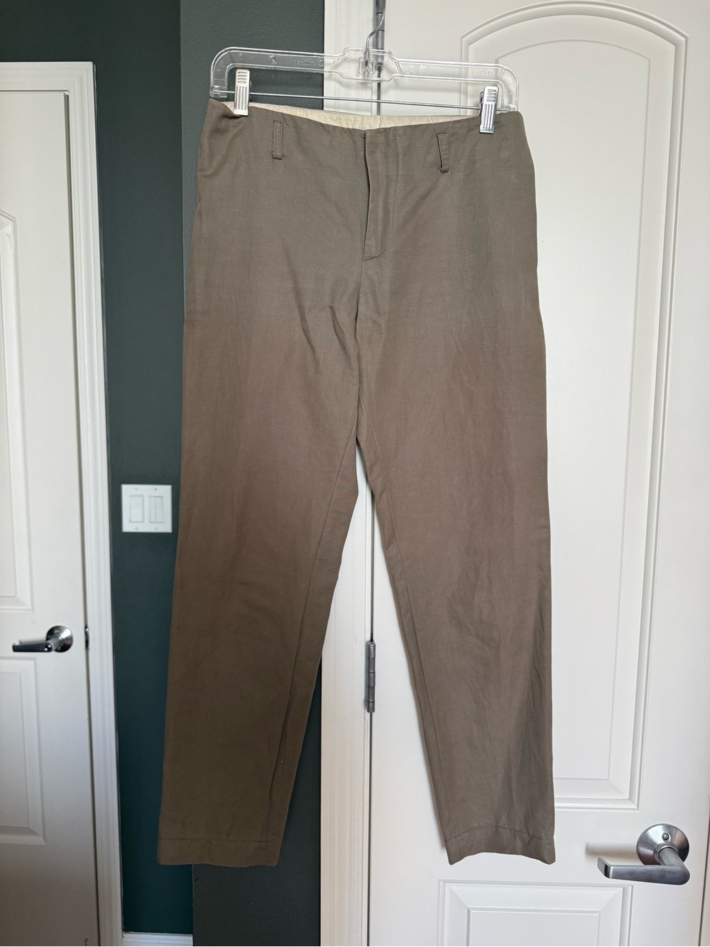 Hache Classic Pants in Olive Brown Size 4